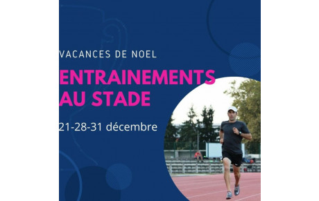 Vacances de Noël : entrainements adultes