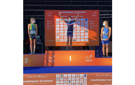 Championne de France d'Aquathlon !